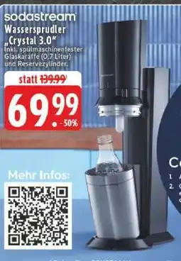 Edeka SODASTREAM Wassersprudler Crystal 3.0 Angebot