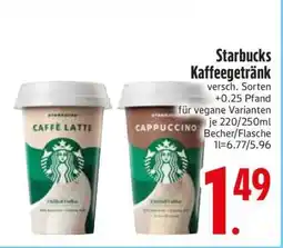 Edeka Starbucks Kaffeegetränk Angebot