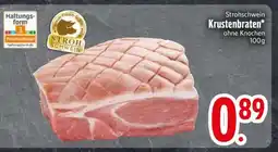 Edeka Strohschwein Krustenbraten Angebot