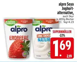 Edeka Alpro Soya Joghurtalternative Angebot