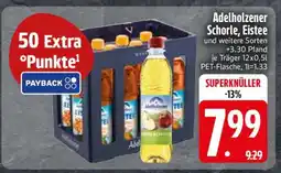 Edeka Adelholzener Schorle, Eistee Angebot