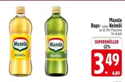 Edeka Mazola Raps- oder Keimöl Angebot