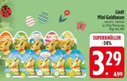 Edeka Lindt Mini Goldhasen Angebot