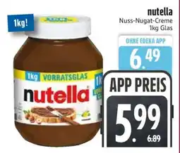 Edeka nutella Angebot