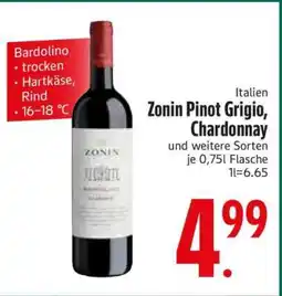 Edeka Zonin Pinot Grigio, Chardonnay Angebot