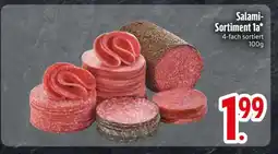 Edeka Salami- Sortiment 1a Angebot