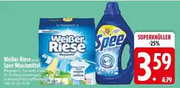 Edeka Weißer Riese oder Spee Waschmittel Angebot