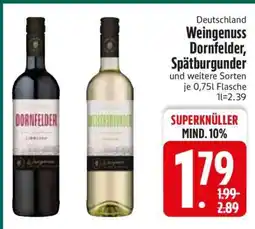 Edeka Weingenuss Dornfelder, Spätburgunder Angebot