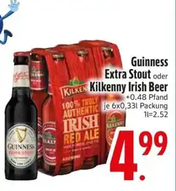 Edeka Guinness Extra Stout oder Kilkenny Irish Beer Angebot
