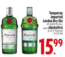 Edeka Tanqueray imported London Dry Gin Angebot