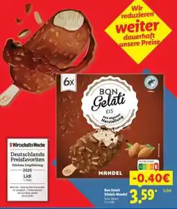 Lidl Bon Gelati Stieleis Mandel Angebot