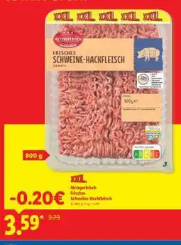 Lidl Metzgerfrisch Frisches Schweine­ Hackfleisch Angebot