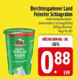 Edeka Berchtesgadener Land Feinster Schlagrahm Angebot