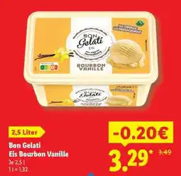 Lidl Bon Gelati Eis Bourbon Vanille Angebot