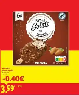 Lidl Bon Gelati Stieleis Mandel Angebot