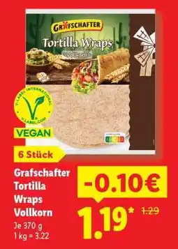 Lidl Grafschafter Tortilla Wraps Vollkorn Angebot