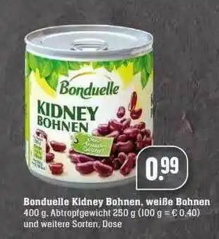 Edeka Bonduelle Kidney Bohnen, Weiße Bohnen Angebot