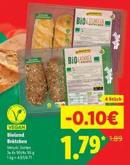 Lidl Bioland Brötchen Angebot