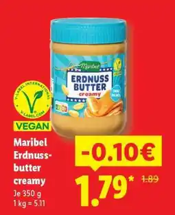 Lidl Maribel Erdnussbutter creamy Angebot