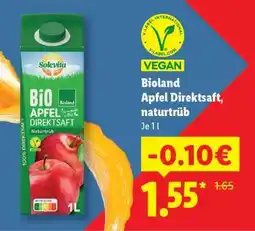 Lidl Bioland Apfel Direktsaft, naturtrüb Angebot