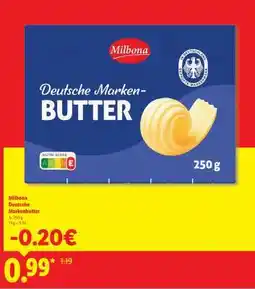 Lidl Milbona Deutsche Markenbutter Angebot