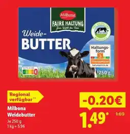 Lidl Milbona Weidebutter Angebot
