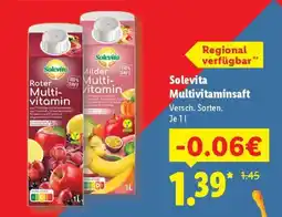 Lidl Solevita Multivitaminsaft Angebot
