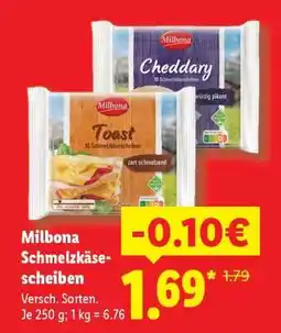 Lidl Milbona Schmelzkäsescheiben Angebot