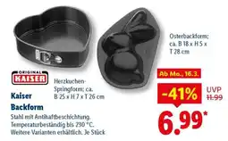 Lidl KAISER Backform Angebot