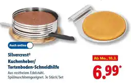 Lidl Silvercrest Kuchenheber/Tortenboden-Schneidhilfe Angebot