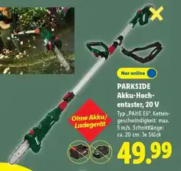 Lidl PARKSIDE Akku-Hochentaster, 20 V Angebot