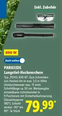 Lidl PARKSIDE Langstiel-Heckenschere Angebot