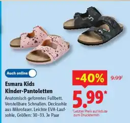Lidl Esmara Kids Kinder-Pantoletten Angebot