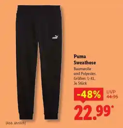 Lidl Puma Sweathose Angebot