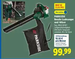 Lidl PARKSIDE Benzin-Laubsauger und -bläser Angebot