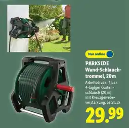 Lidl PARKSIDE Wand-Schlauch­trommel, 20m Angebot