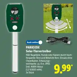 Lidl Parkside Solar-Tiervertreiber Angebot