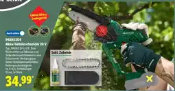 Lidl Parkside Akku-Gehölzschneider 20 V Angebot