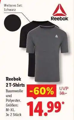 Lidl Reebok 2 T-Shirts Angebot