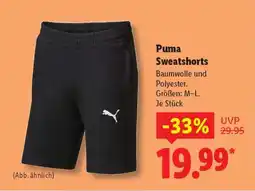 Lidl Puma Sweatshorts Angebot