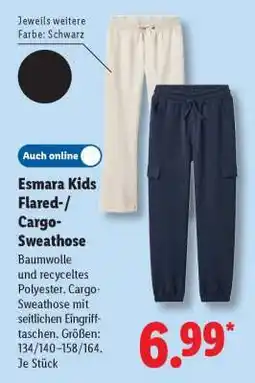 Lidl Esmara Kids Flared-/Cargo-Sweathose Angebot