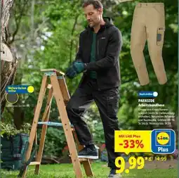 Lidl Parkside Arbeitsbundhose Angebot