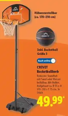 Lidl CRIVIT Basketballkorb Angebot