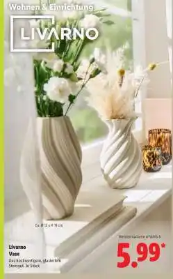 Lidl Livarno Vase Angebot