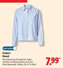 Lidl Esmara Hemd Angebot