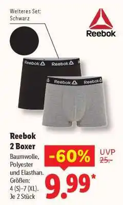 Lidl Reebok 2 Boxer Angebot