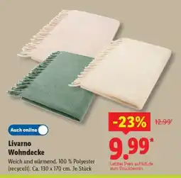 Lidl Livarno Wohndecke Angebot