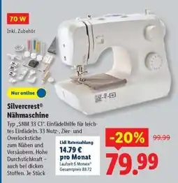 Lidl Silvercrest Nähmaschine Angebot