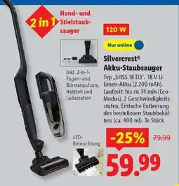 Lidl SILVERCREST Akku-Staubsauger Angebot