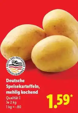 Lidl Deutsche Speisekartoffeln, mehlig kochend Angebot